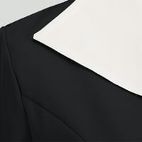 Trendovi prodaje ženskih haljina ljetna Ženska haljina s kratkim rukavima ležerna maturalna večernja haljina crna