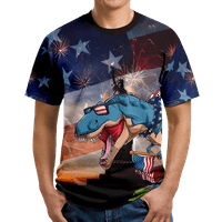 Majica majica za muškarce i dječake, majica za Dan neovisnosti, havajske košulje za muškarce, ljetni vrhovi s