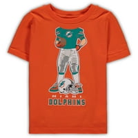 Miami Dolphins Toddler kratki rukavi majice 9k1t1fepd 4t