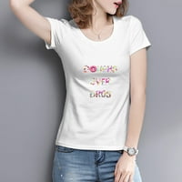 Šik Ženska majica s printom slogana: svestrana i moderna
