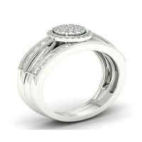 1 5-karatni dijamant od srebra od srebra s križnim drškom od srebra od srebra od srebra od srebra od srebra od