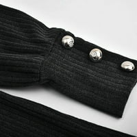 Ženski tunični vrhovi za gamaše casual jesenske duksere kornjače pleteni džemper s dugim rukavima elegantni vrhovi