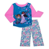 Disney ENCANTO GIRLS Mirabel dugi rukavi i hlače pijama set za spavanje, 2-komad, veličine 4-10