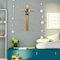 Ukras dječjeg križa, drveni personalizirani dječak koji se moli, djevojčica koja se moli, Dječji zidni križ, Darovi