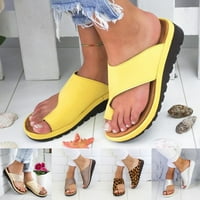 Žene kline lagane PVC sklizne sandale s otvorenim nožnim prstima za svakodnevni život