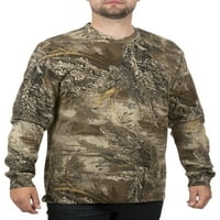 Muška lovačka maskirna majica s dugim rukavima za kontrolu mirisa