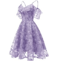 Rasprodaja Plus size haljina za žene ležerna Haljina Bez rukava s izrezom u obliku slova A i naramenicama, modni