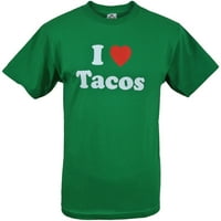 ShirtBANC I Love Tacos Muška majica Taco Ljubitelji Tee