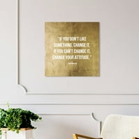 Wynwood Studio tipografija i citati zidne umjetničke platnene ispise 'Promijeni to' Inspirativni citati i izreke