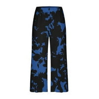 Ženski pidžama Setovi, vrhovi kratkih rukava i Capri hlače s cvjetnim printom, mekana odjeća za spavanje, Kompleti