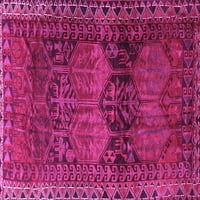 Tradicionalne prostirke za sobe u Perzijskom stilu u ružičastoj boji, kvadrat 6 stopa