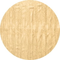 Ahgly Company Unutarnji okrugli solidni smeđi moderni prostirke, 4 'krug