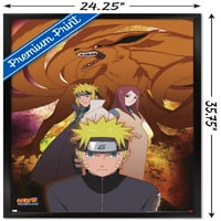 Zidni plakat grupe Naruto Shippuden-Nine Tails, 22.375 34 uokviren