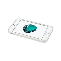 IPhone futrola iPhone sjaj sjaj svjetlucava hibridna futrola u srebrnom
