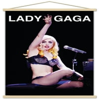 Zidni plakat dama Gaga-pozornica u drvenom magnetskom okviru, 22.375 34