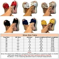 Ženske ljetne sandale s pramčanim sandalama klizači za dame klizne na sandalama s otvorenim nožnim prstima od