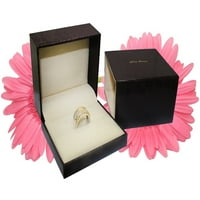 Zaručnički prsten od ružičastog Morganita za žene, crni dijamantni prsten od kruške, 14k ZLATO