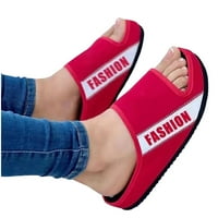 Zpanxa papuče za žene ljetne tkanine ravne sandale ženske modne povremene udobne vanjske peep peep noge slova