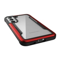 Raptički štit kućišta kompatibilna sa Samsung A Case, Aluminijski okvir, 10 'Ispitivanje, crveno