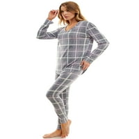Jaclyn ženski V-izrez za spavanje i jogger set, veličine S-XL