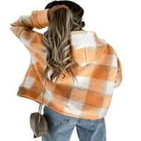 Jesenske zimske dukseve duksevi dugih rukava za ženske ležerne zip up labave tunike dukserice casual jakne gornje