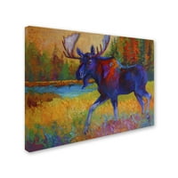 Zaštitni znak likovna umjetnost 'Majestic Moose' platno umjetnost Marion Rose