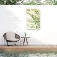 Albena Hristova 'Palms I Bright' Outdoor Canvas