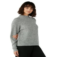 Besplatni montažni ženski super-meki džemper za vrat vrat