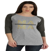 Majica Inkmeso mama za maminu čamcu vrat casual grafički ljetni majice majice