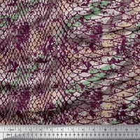 Tkanina, otisci na životinjskoj tkanini od zmijske kože širine dvorišta