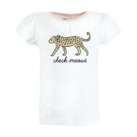 Majice kratkih rukava za djevojčice, Leopard Mini za mame, za malu djecu