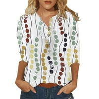 Ženske košulje na kopčanje, gumbi s izrezom u obliku slova u, opuštena ležerna ljetna košulja